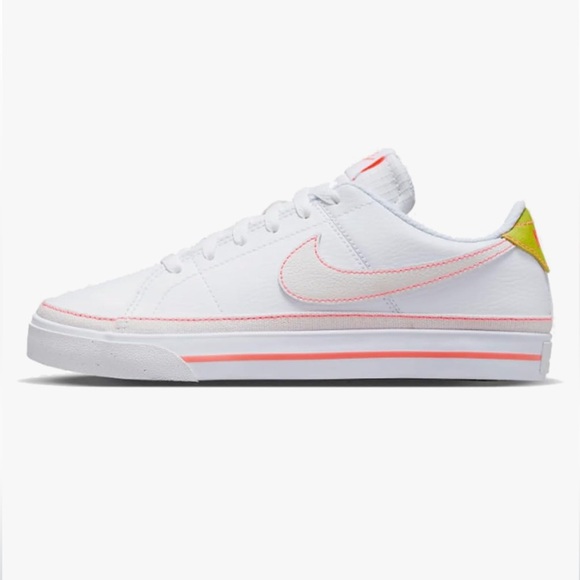 Nike Court Legacy Next Nature- Hot Punch Contrast Stitch Sneakers - Picture 16 of 16